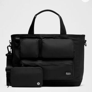 Lululemon Black Work Tote Bag